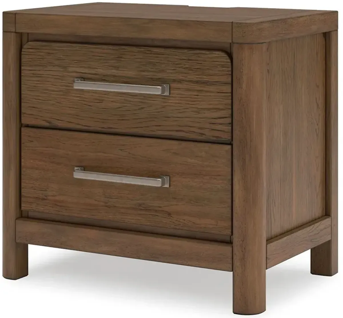 Cabalynn - Two Drawer Night Stand - Light Brown