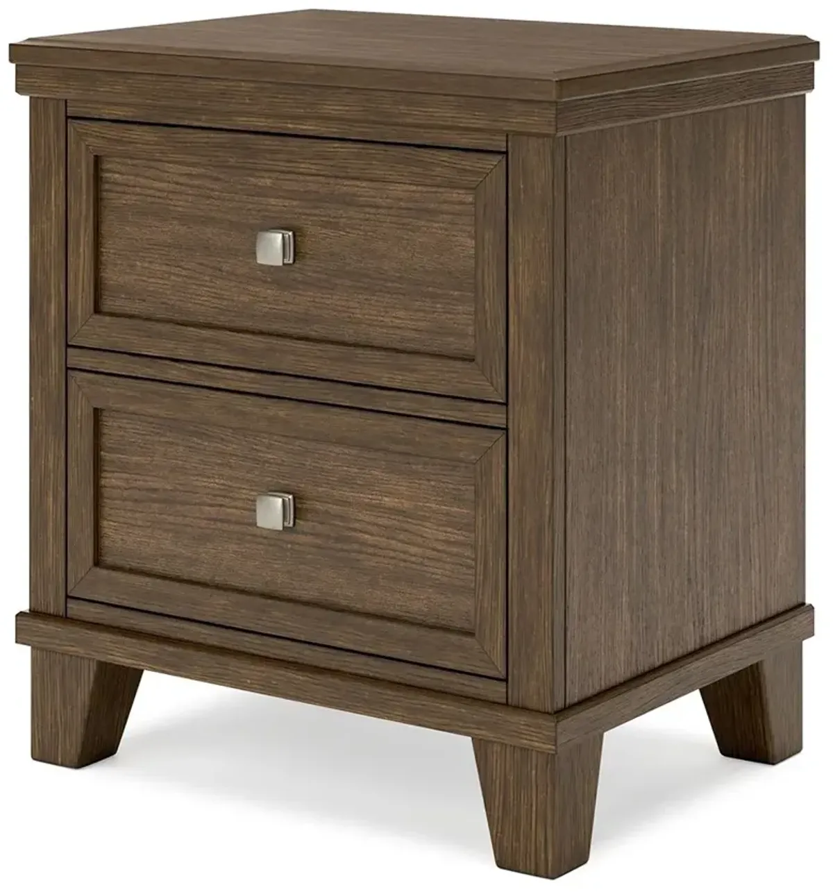 Shawbeck - Medium Brown - Two Drawer Night Stand