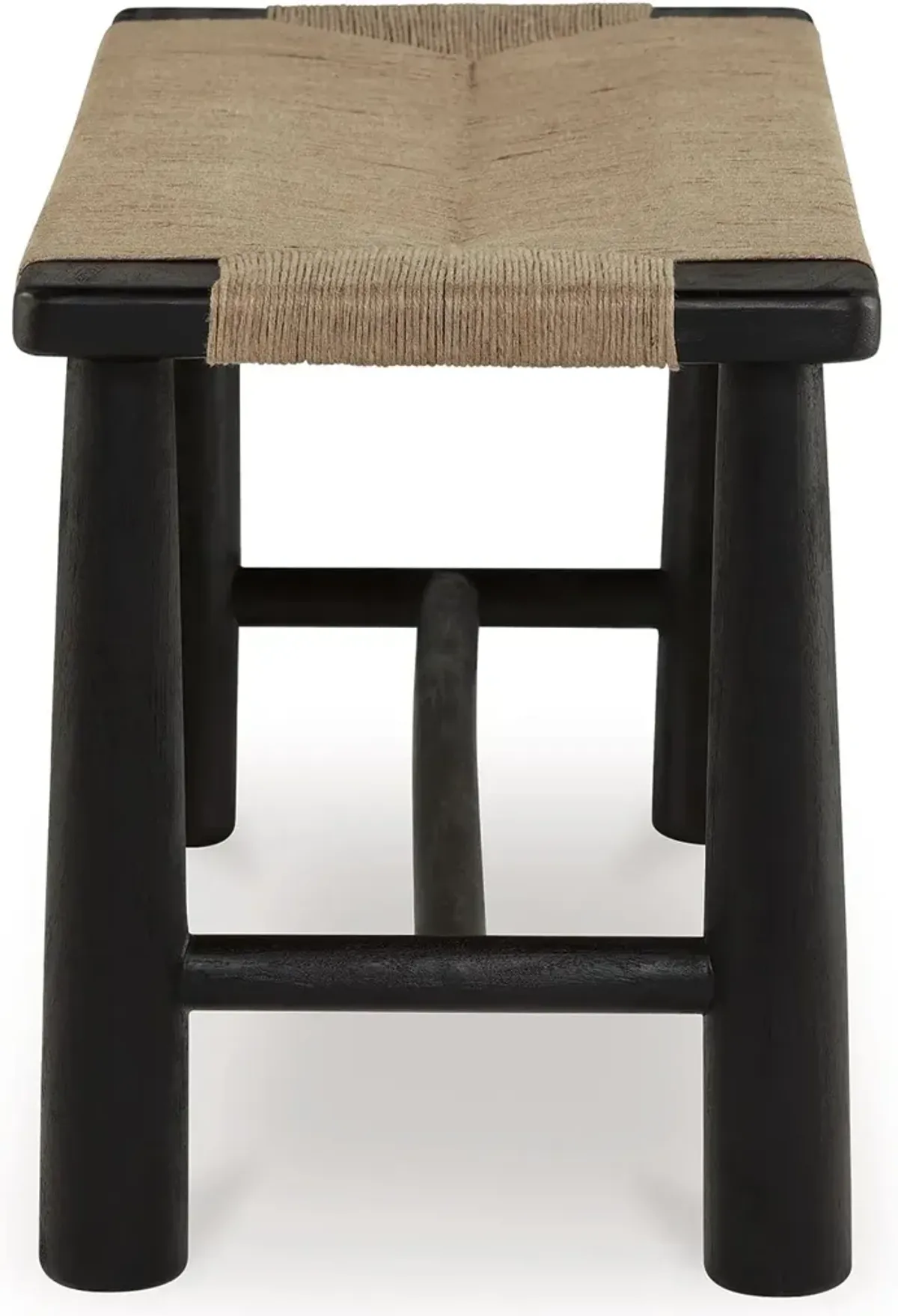 Acerman - Black / Natural - Accent Bench