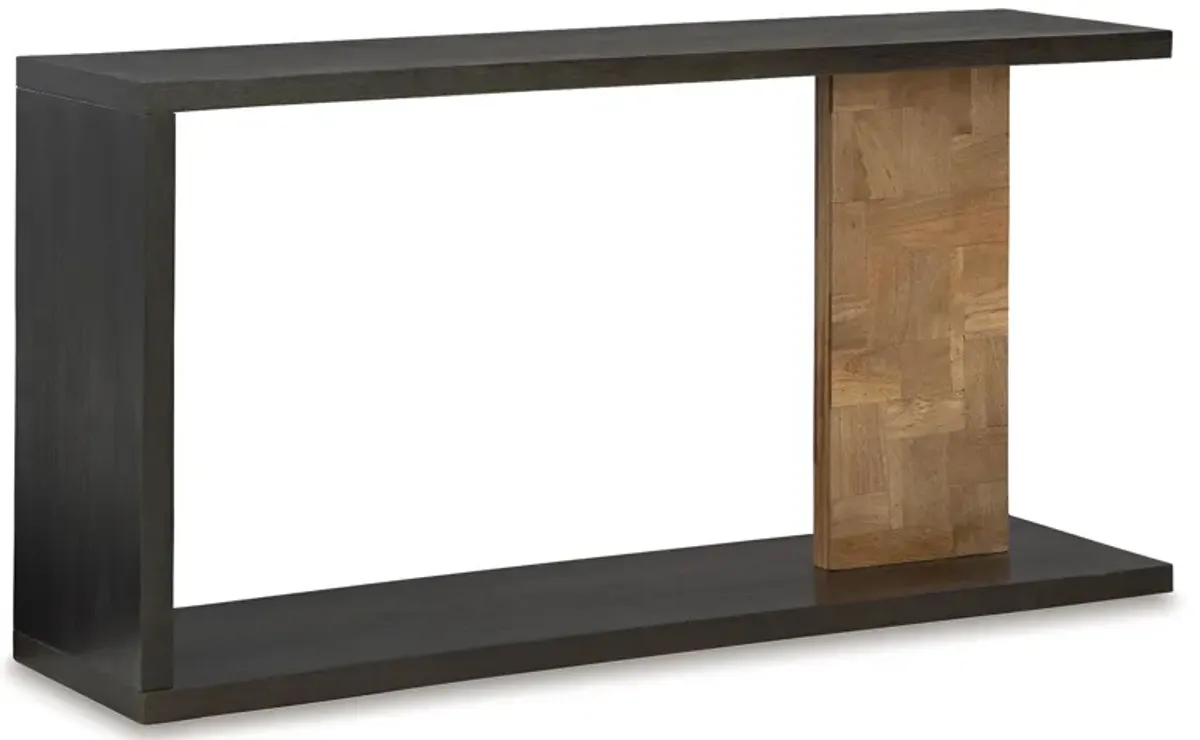 Camlett - Brown - Console Sofa Table