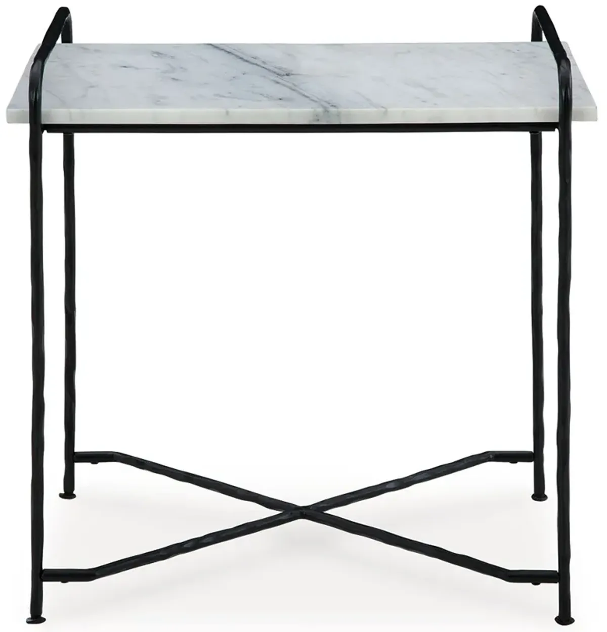 Ashber - White / Black - Accent Table