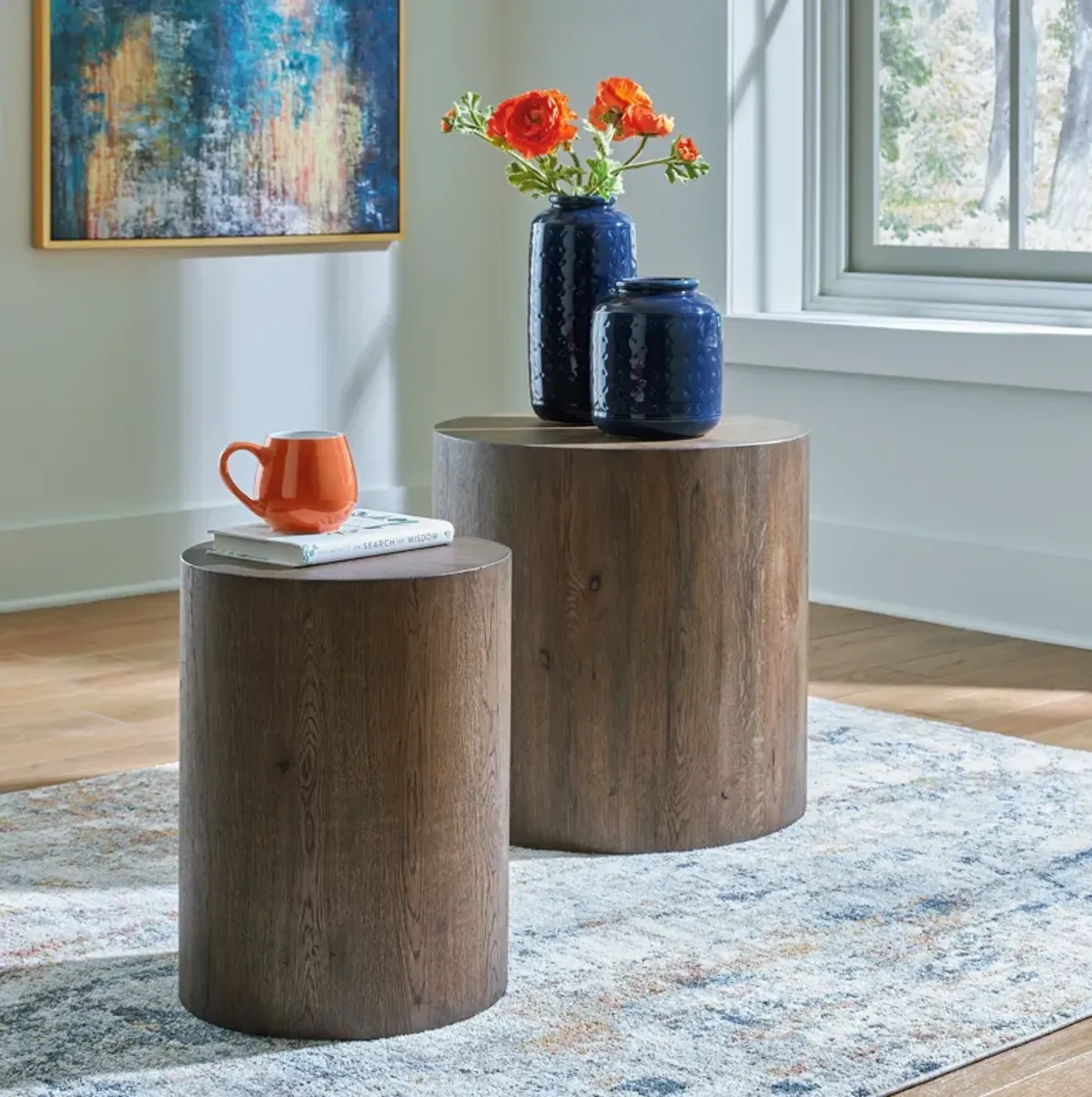 Cammund - Brown - Accent Table (Set of 2)