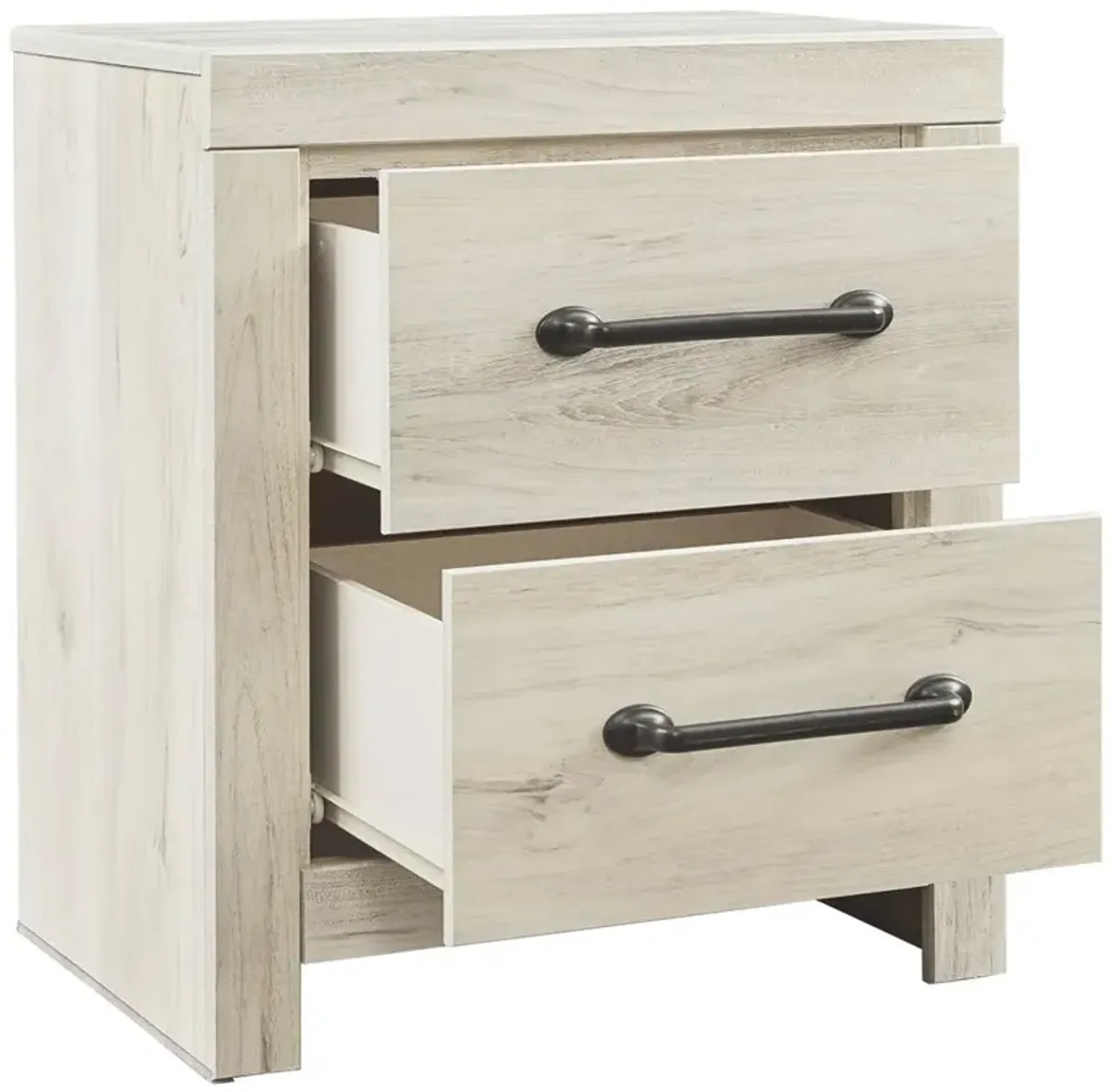 Cambeck - Whitewash - Two Drawer Night Stand