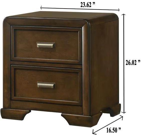 Coffield - Nightstand - Brown