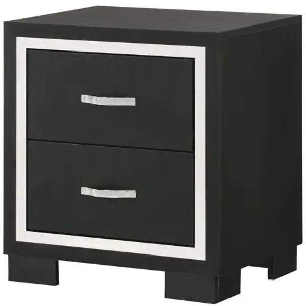 Gennro - Nightstand - Black