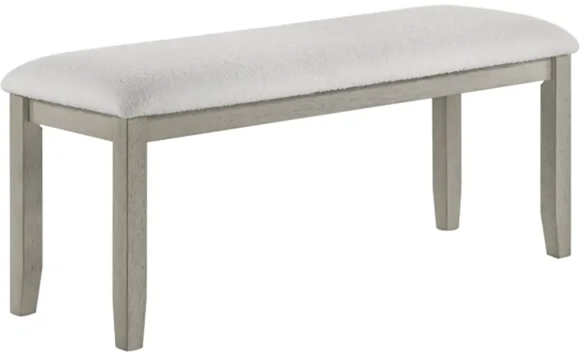 Torrie - Bench - Pearl Silver