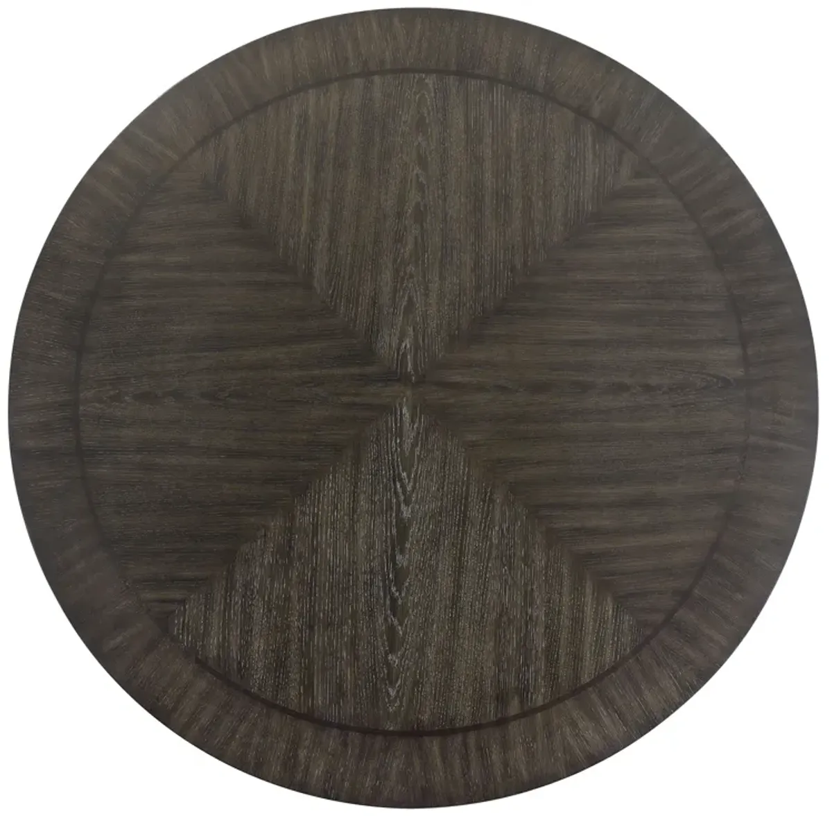 Jeffries - Round Table With Lazy Susan - Espresso