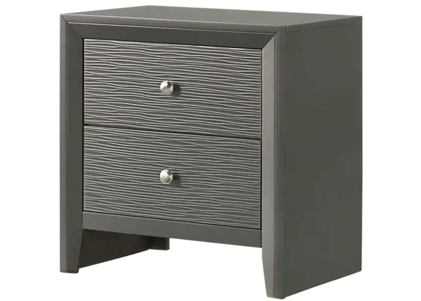 Denker - Nightstand - Gun Metal