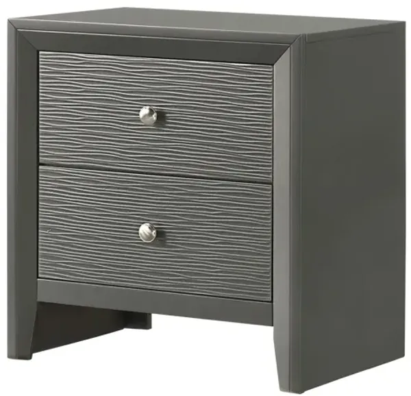 Denker - Nightstand - Gun Metal