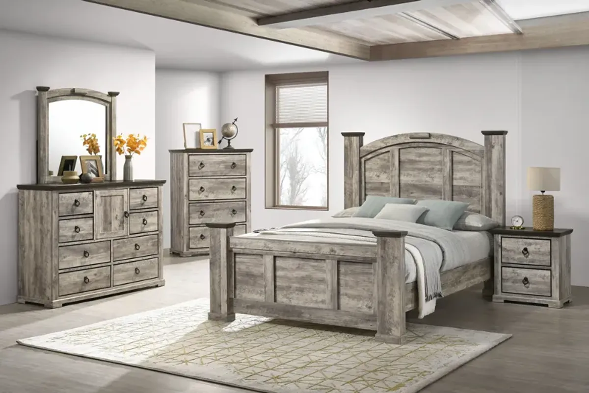 Ella-Mae - Nightstand - Gray