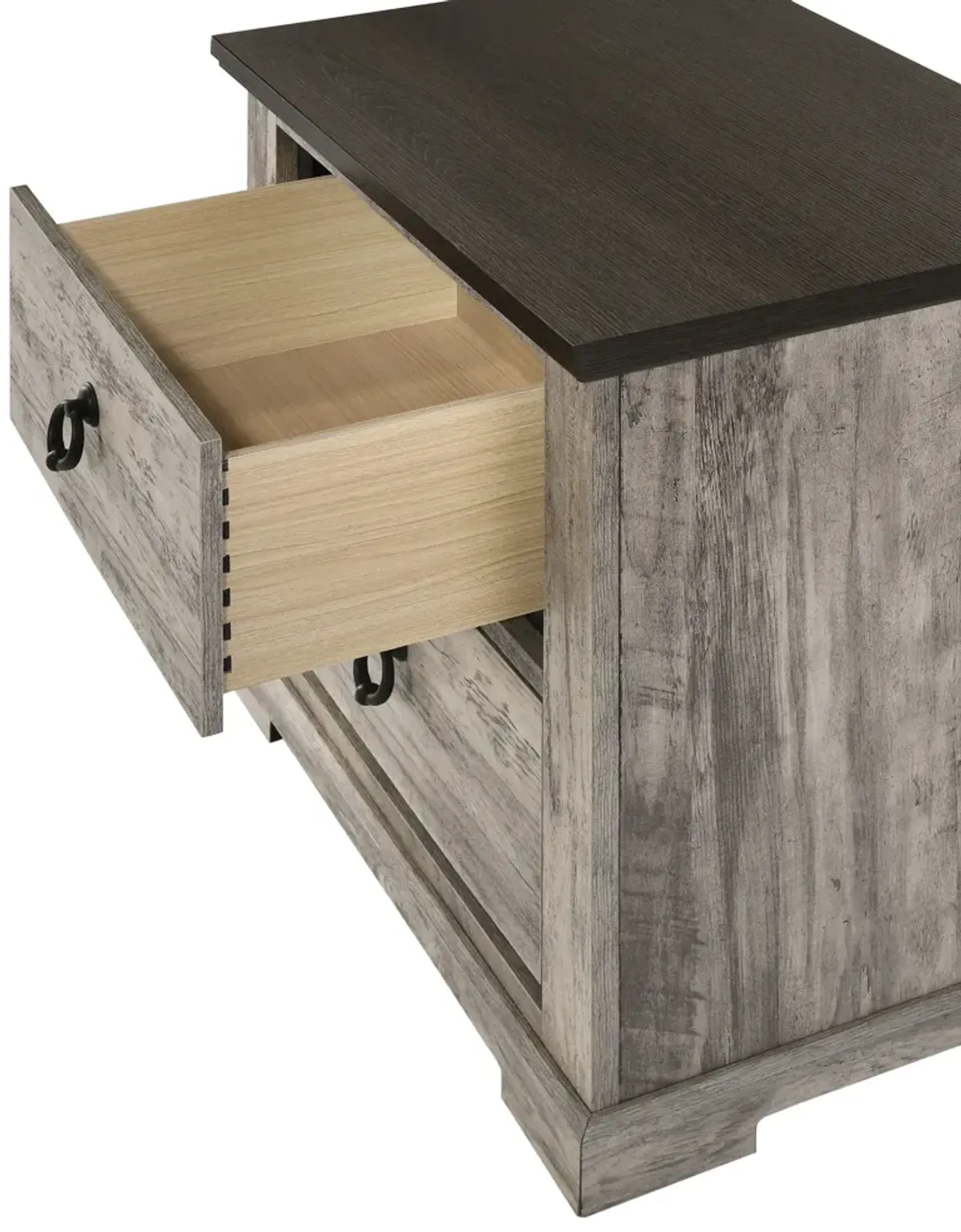 Ella-Mae - Nightstand - Gray