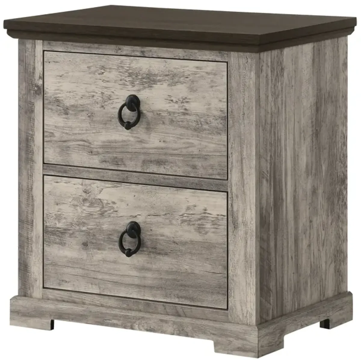 Ella-Mae - Nightstand - Gray