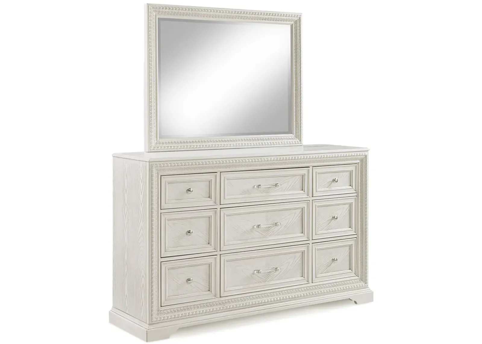 Alexandria - Dresser & Mirror - White