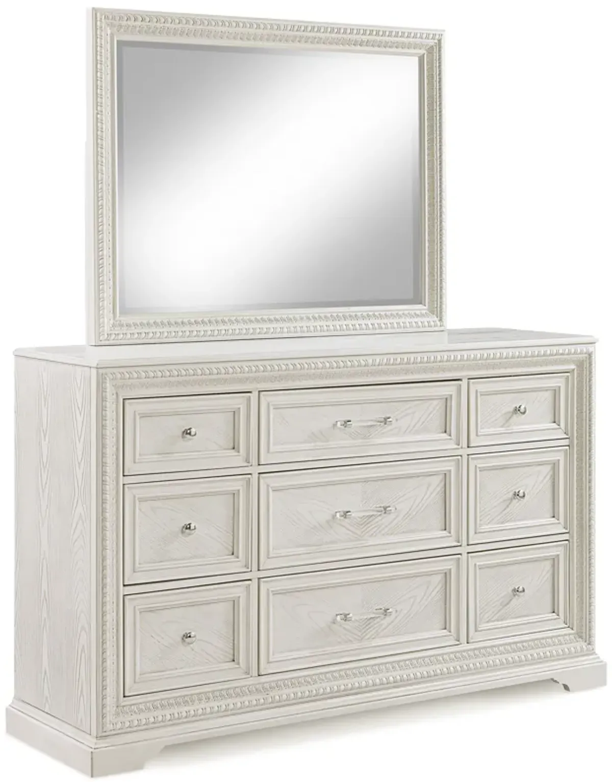 Alexandria - Dresser & Mirror - White