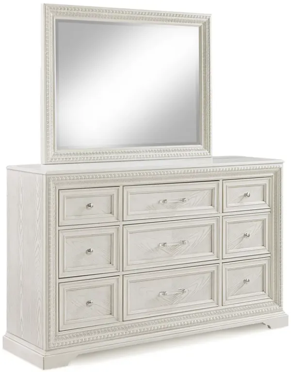 Alexandria - Dresser & Mirror - White