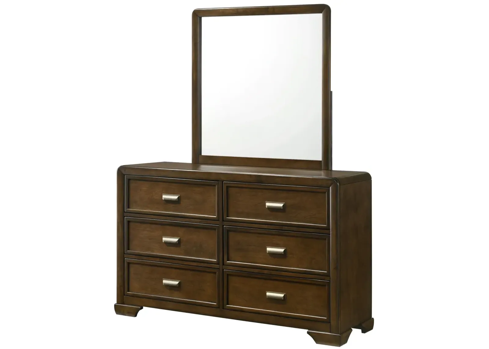 Coffield - Dresser & Mirror - Brown