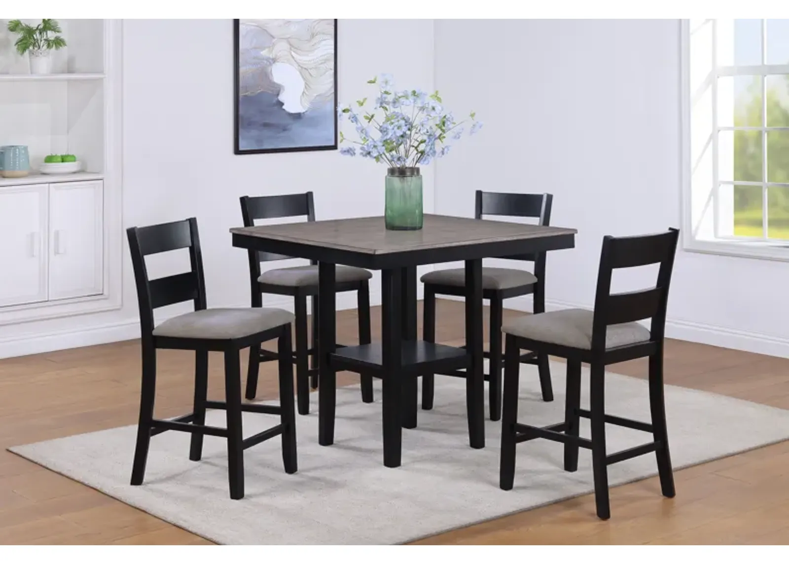 Lester - Counter Height Table Set