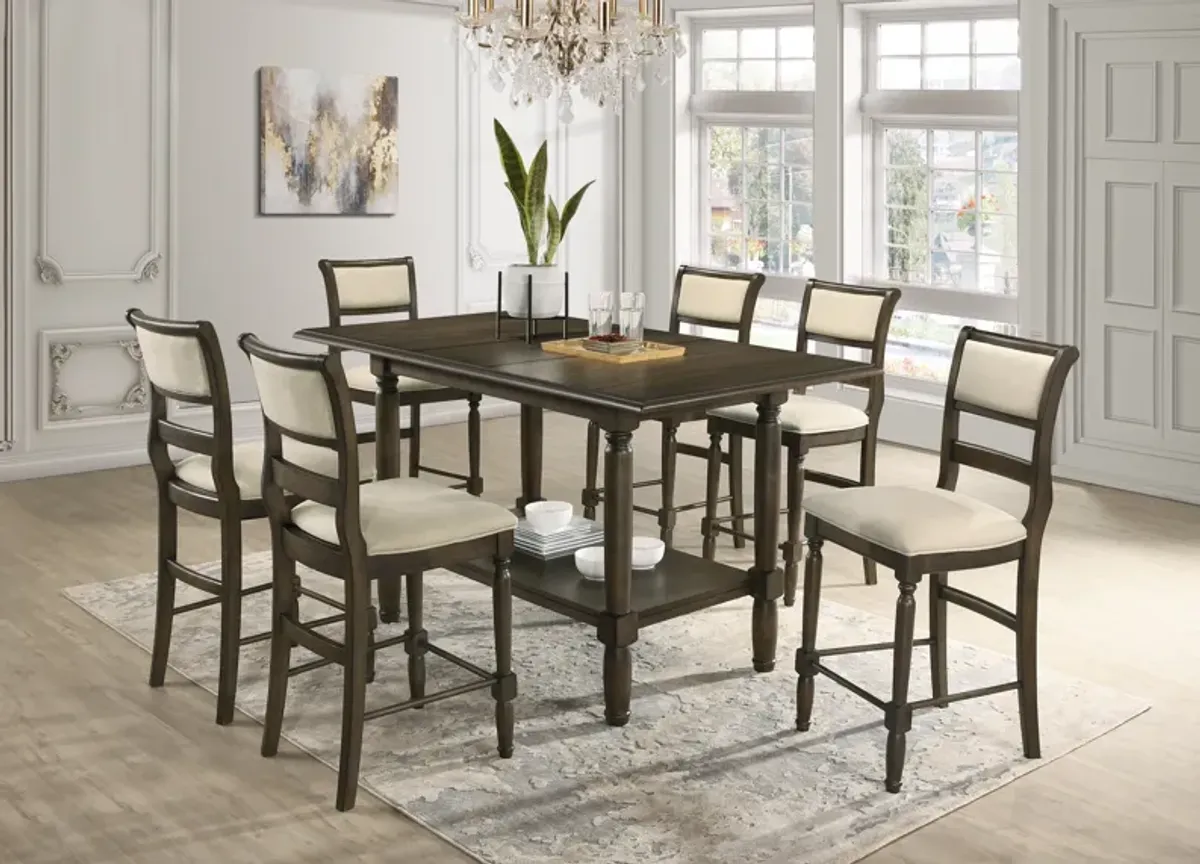 7 Piece Counter Dining Room Set