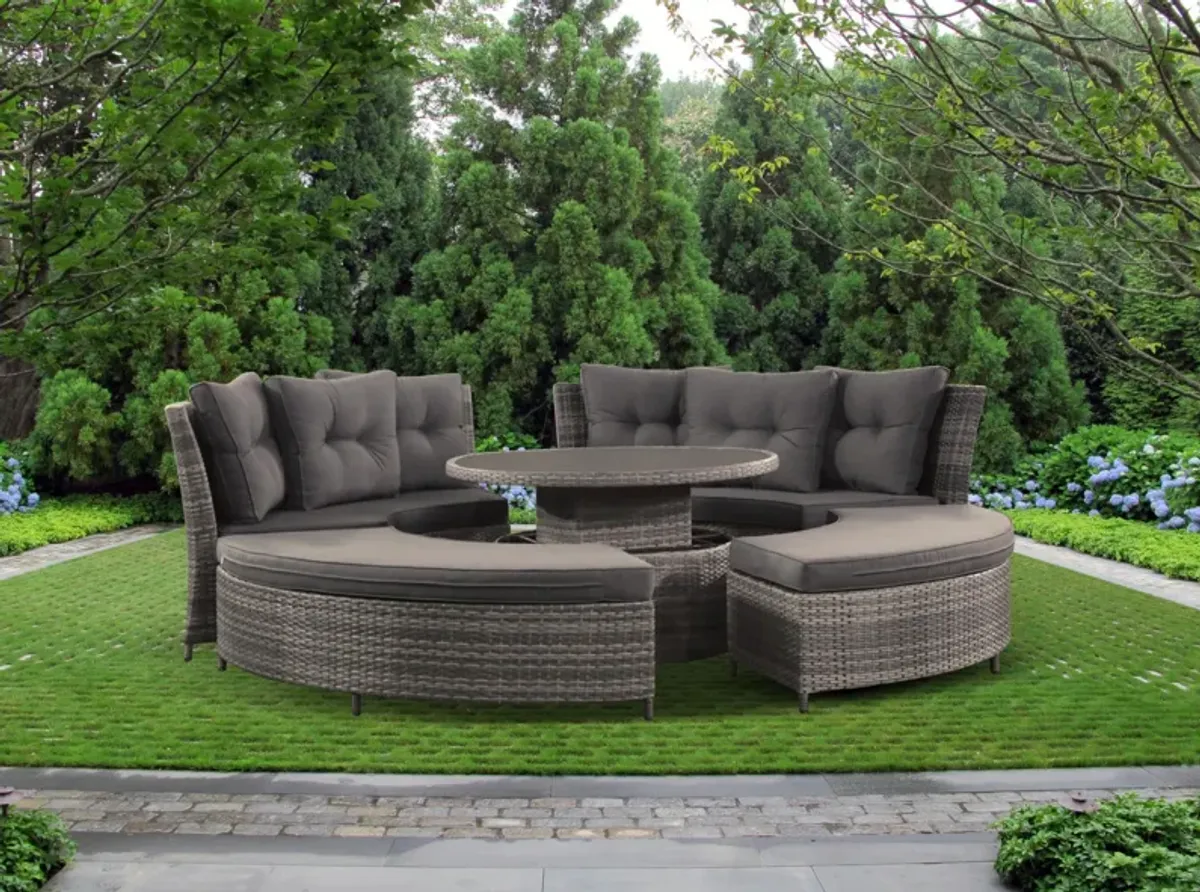 5 Piece Patio Lounge Set