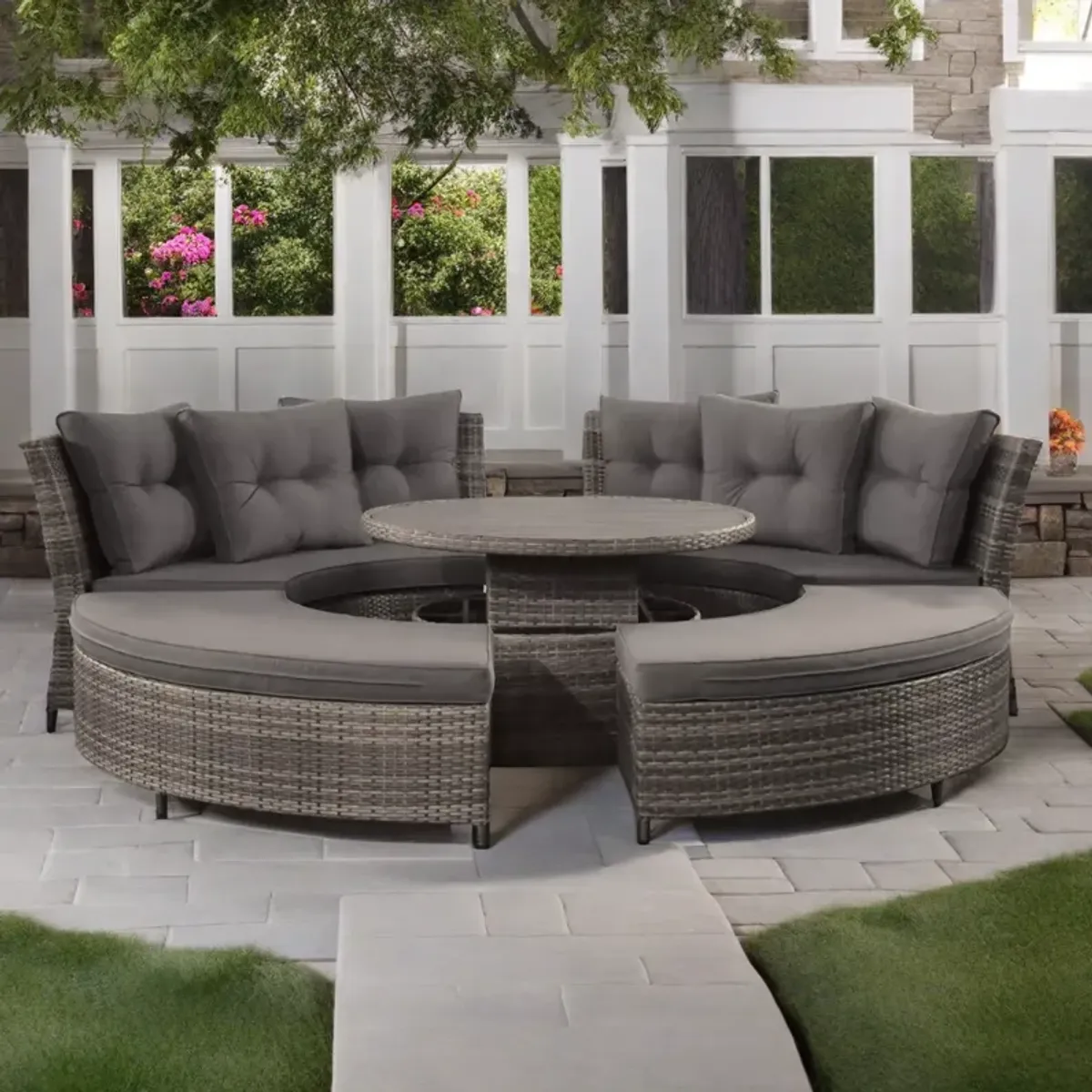 5 Piece Patio Lounge Set