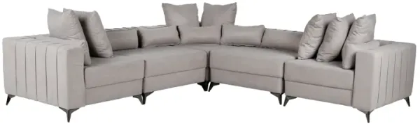 5 Piece Cloud Modular Sectional -  3 Corners & 2 Armless Chairs