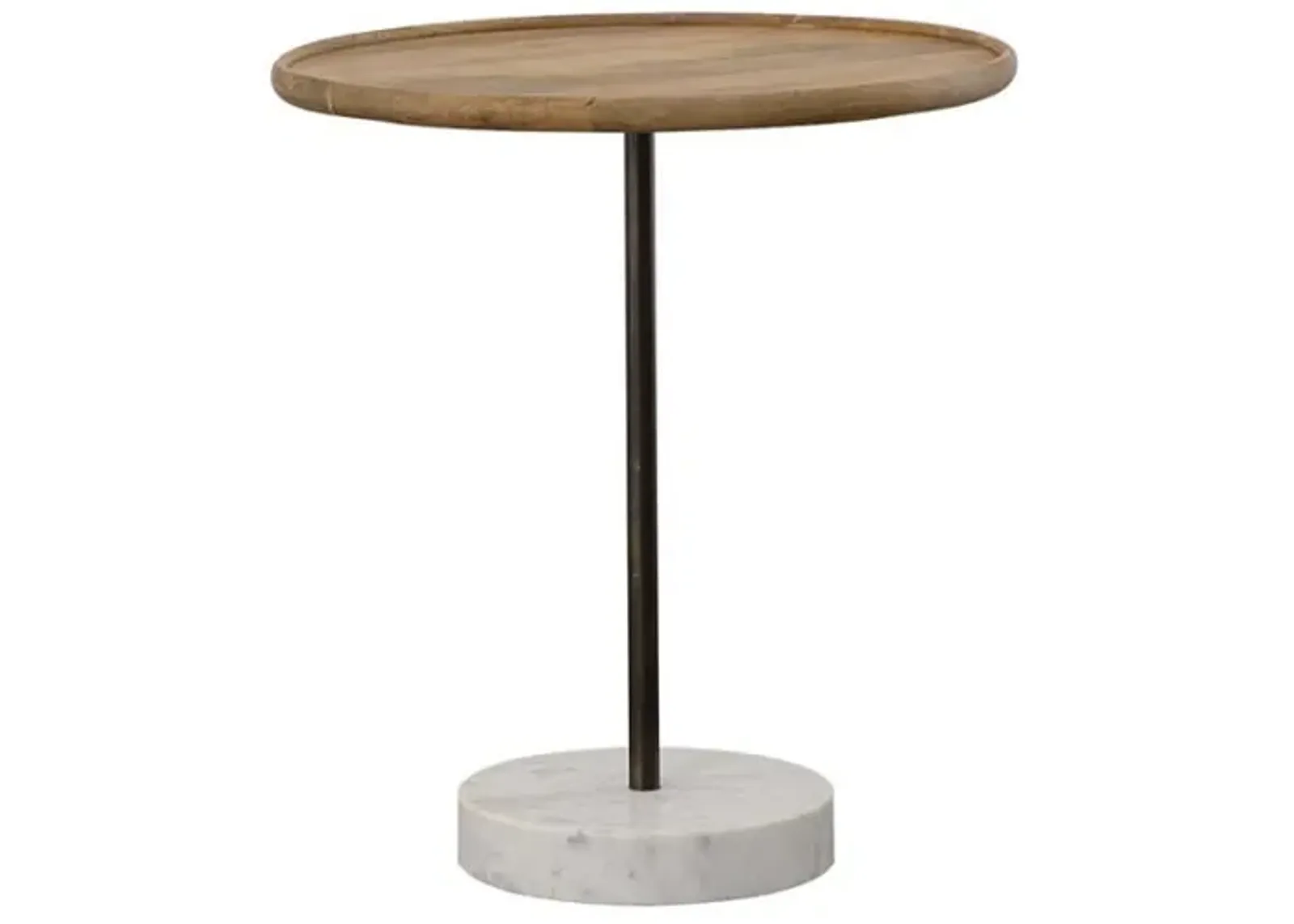 Ginevra - Round Marble Base Accent Table