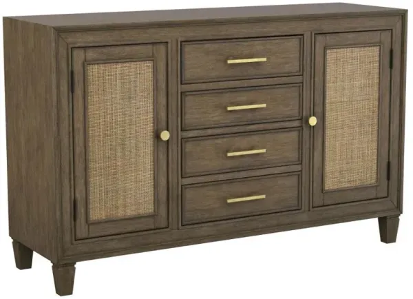 Matisse - 4-Drawer Sideboard Buffet Cabinet - Dark Brown