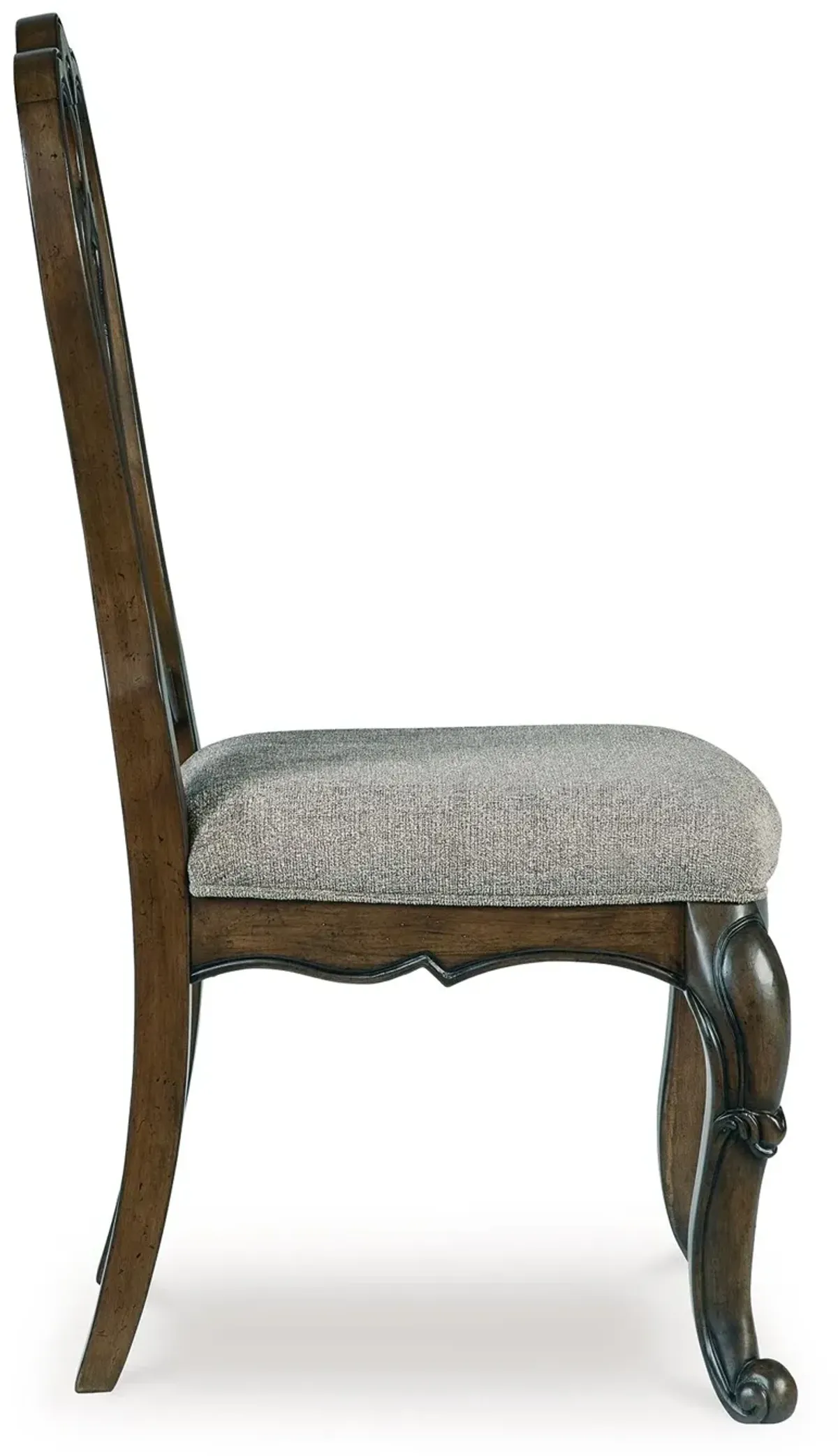 Maylee - Dining Upholstered Side Chair (Set of 2) - Dark Brown