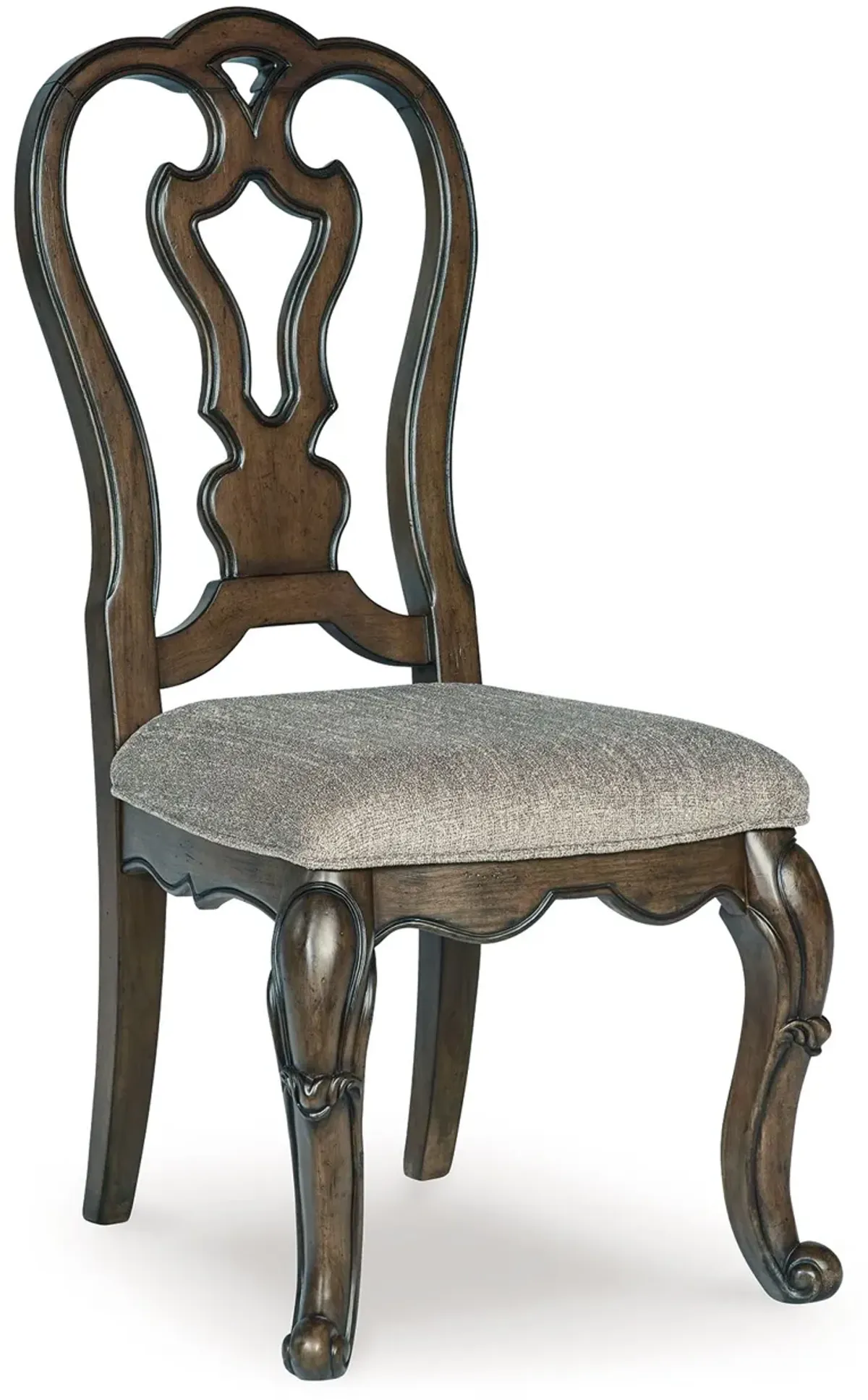 Maylee - Dining Upholstered Side Chair (Set of 2) - Dark Brown