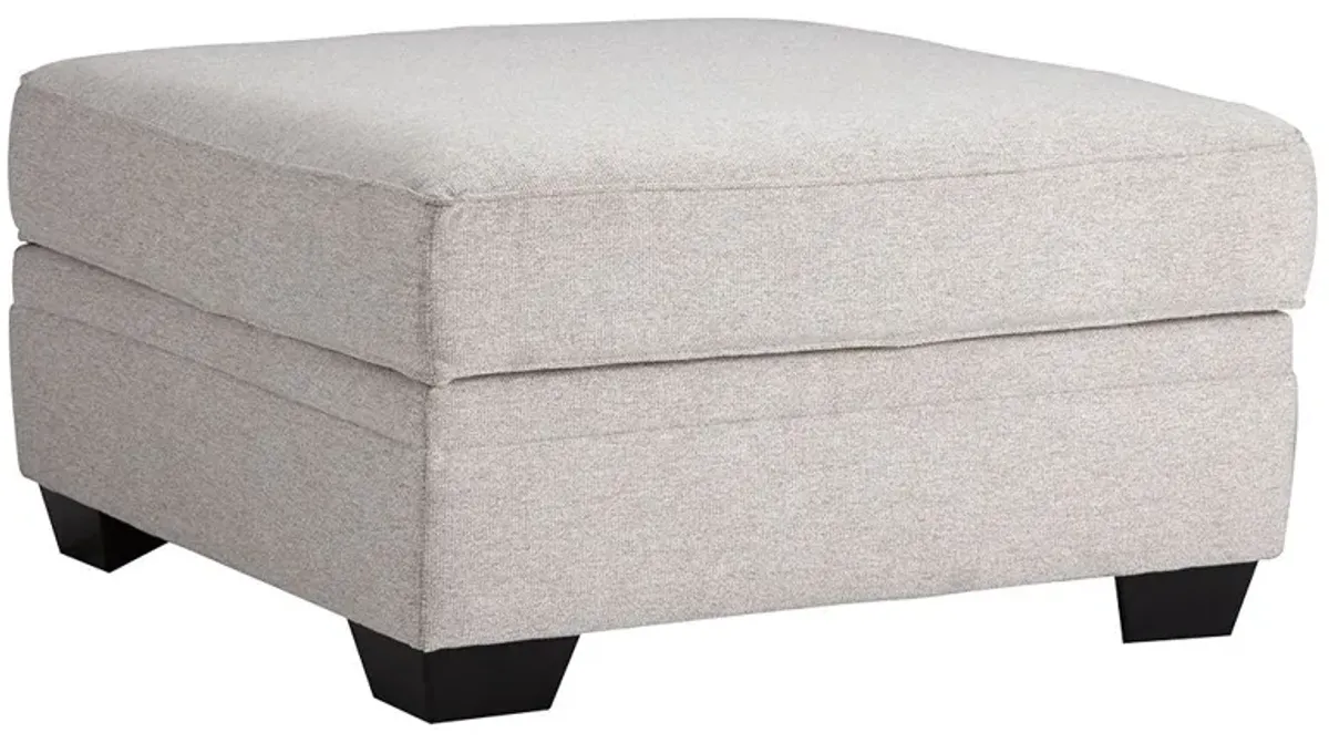 Dellara - Chalk - Ottoman With Storage