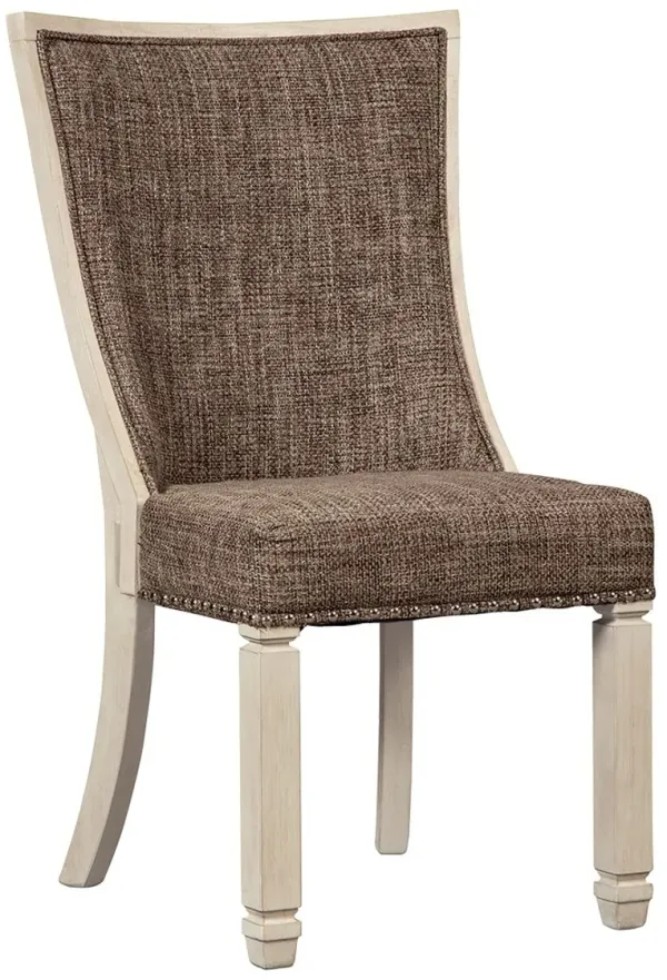 Bolanburg - Brown / Beige - Dining UPH Side Chair (Set of 2) - Lattice Back