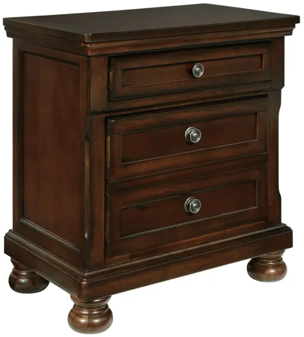 Porter - Two Drawer Night Stand - Dark Brown