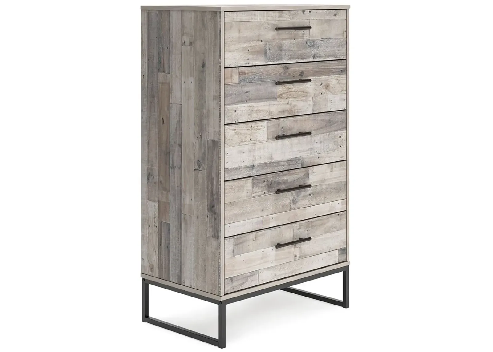 Neilsville - Whitewash - Five Drawer Chest