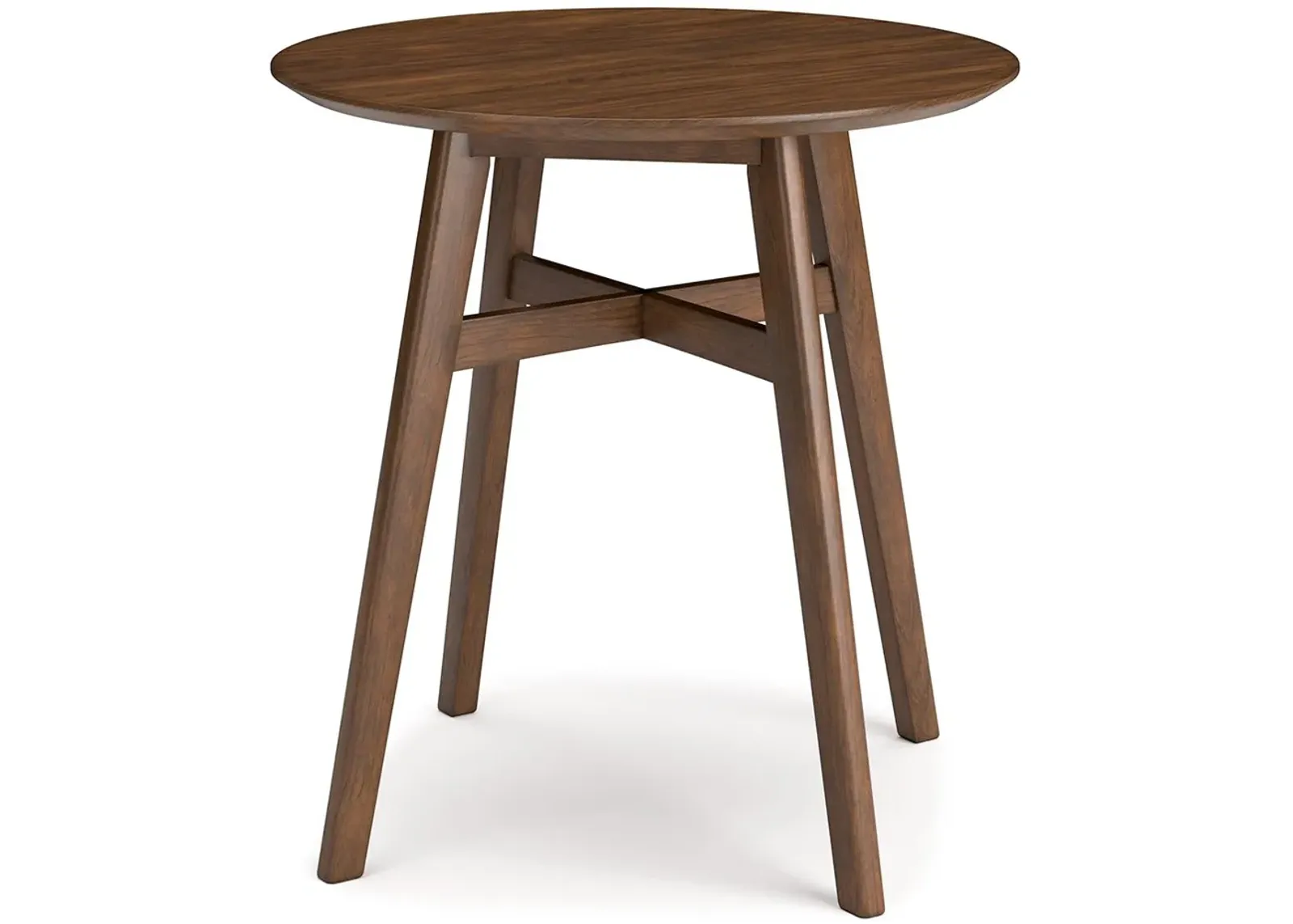 Lyncott - Brown - Round Dining Room Counter Table