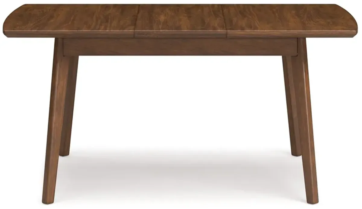 Lyncott - Brown - Rectangular Dining Room Butterfly Extension Table