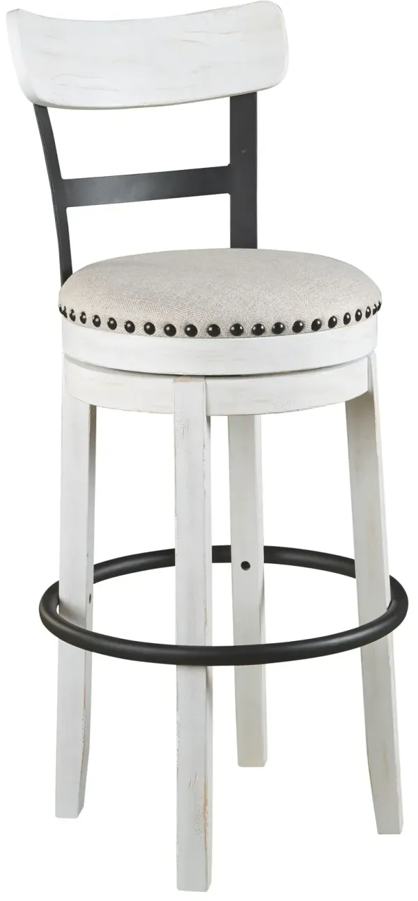 Valebeck - Tall Upholstered Swivel Barstool