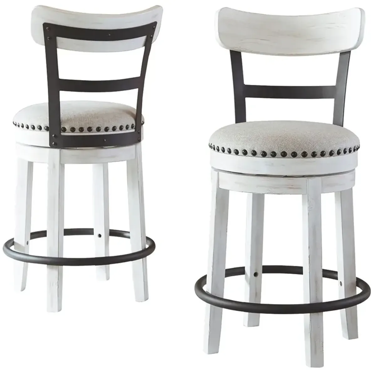 Valebeck - Full Back Swivel Stool