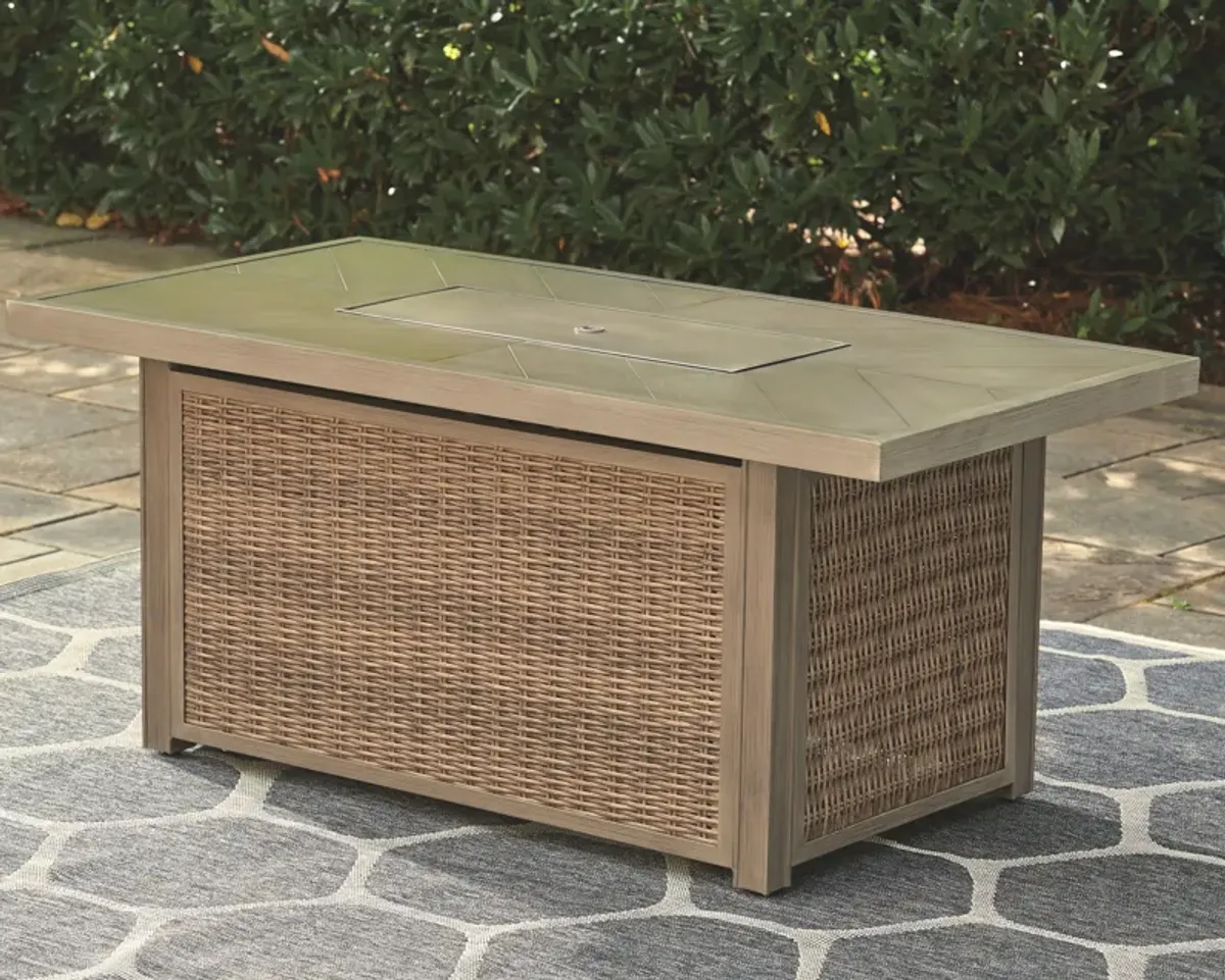 Beachcroft - Rectangular Fire Pit Table