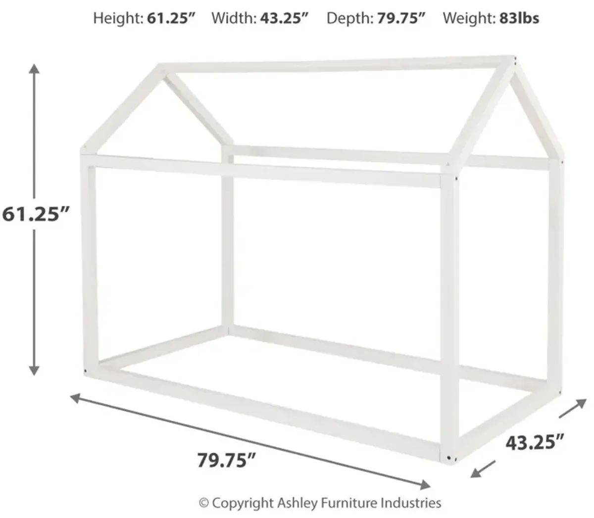 Flannibrook - House Bed Frame