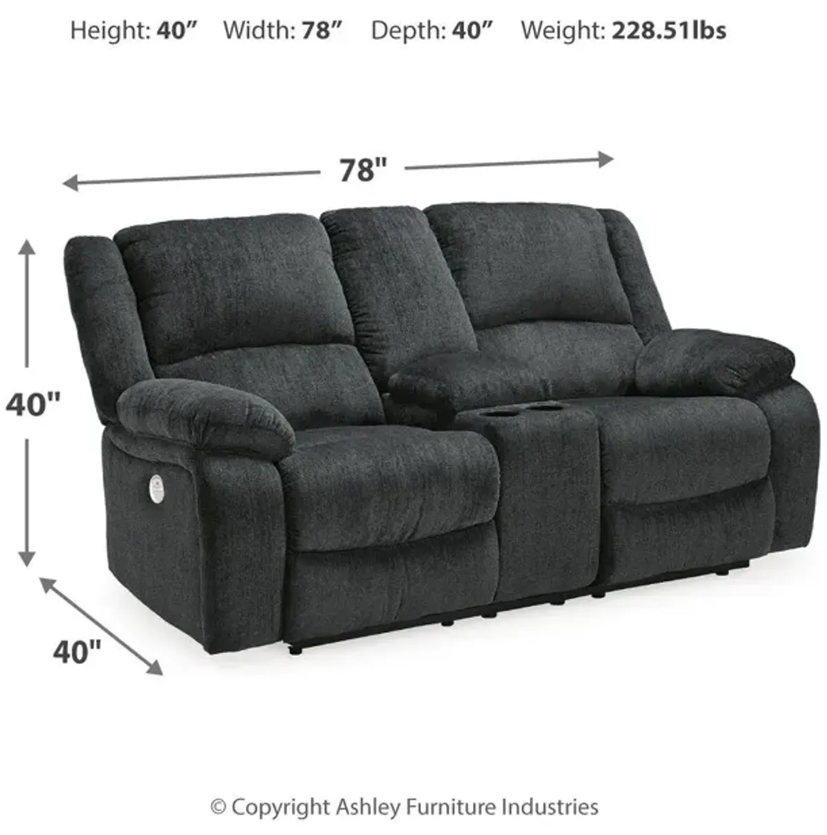 Draycoll - Reclining Loveseat