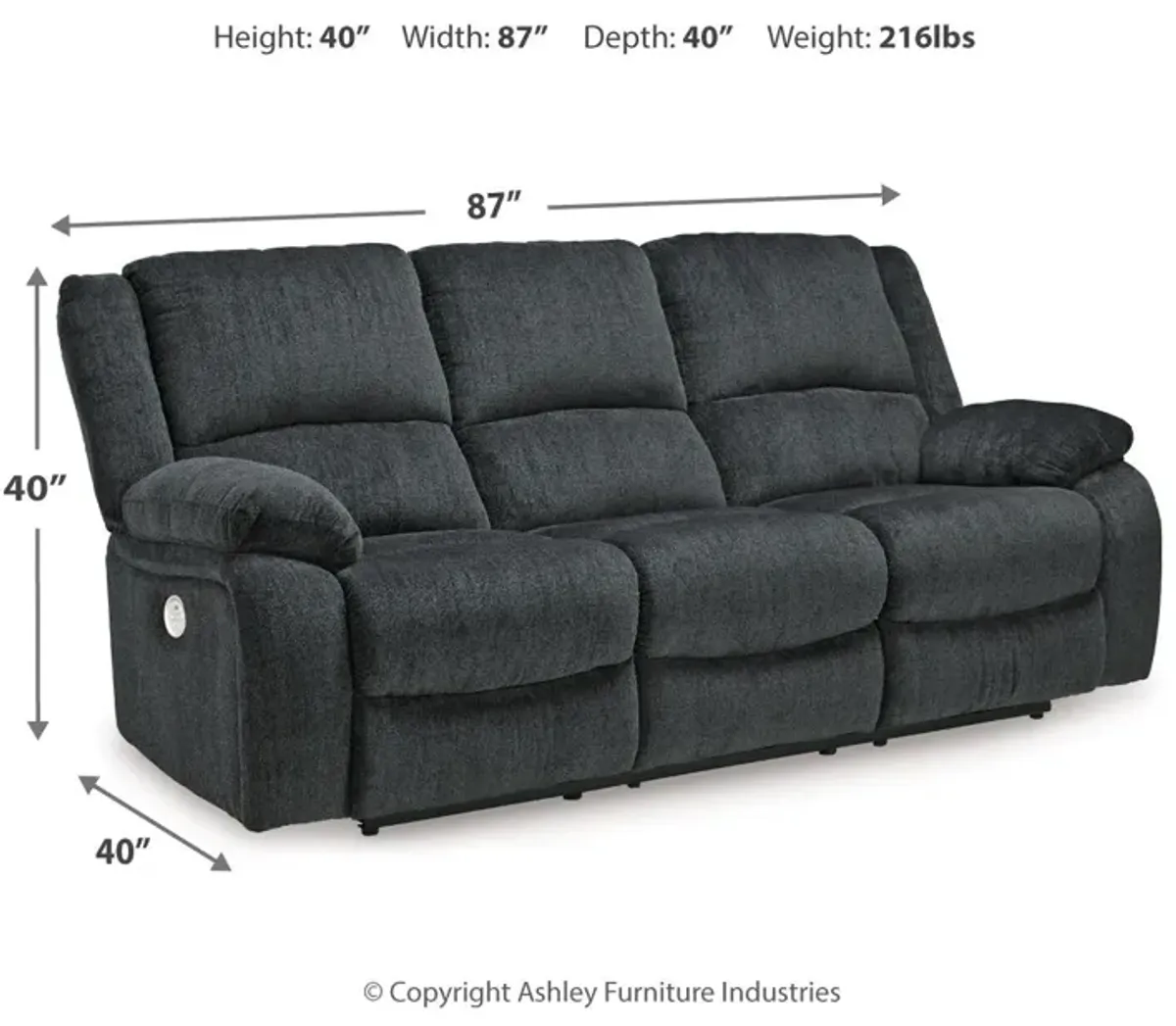 Draycoll - Reclining Sofa