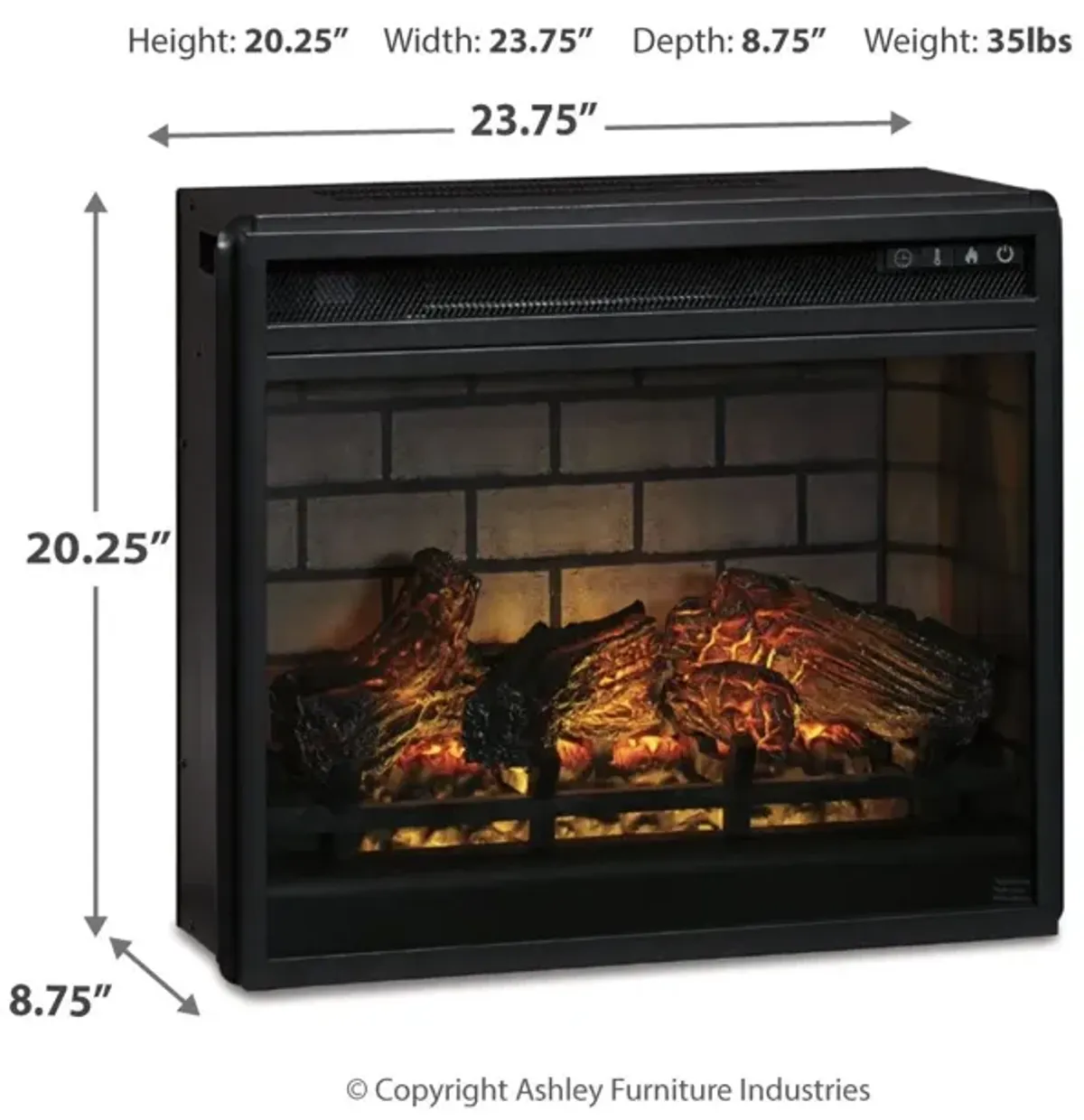 Entertainment Accessories - Fireplace Insert Infrared