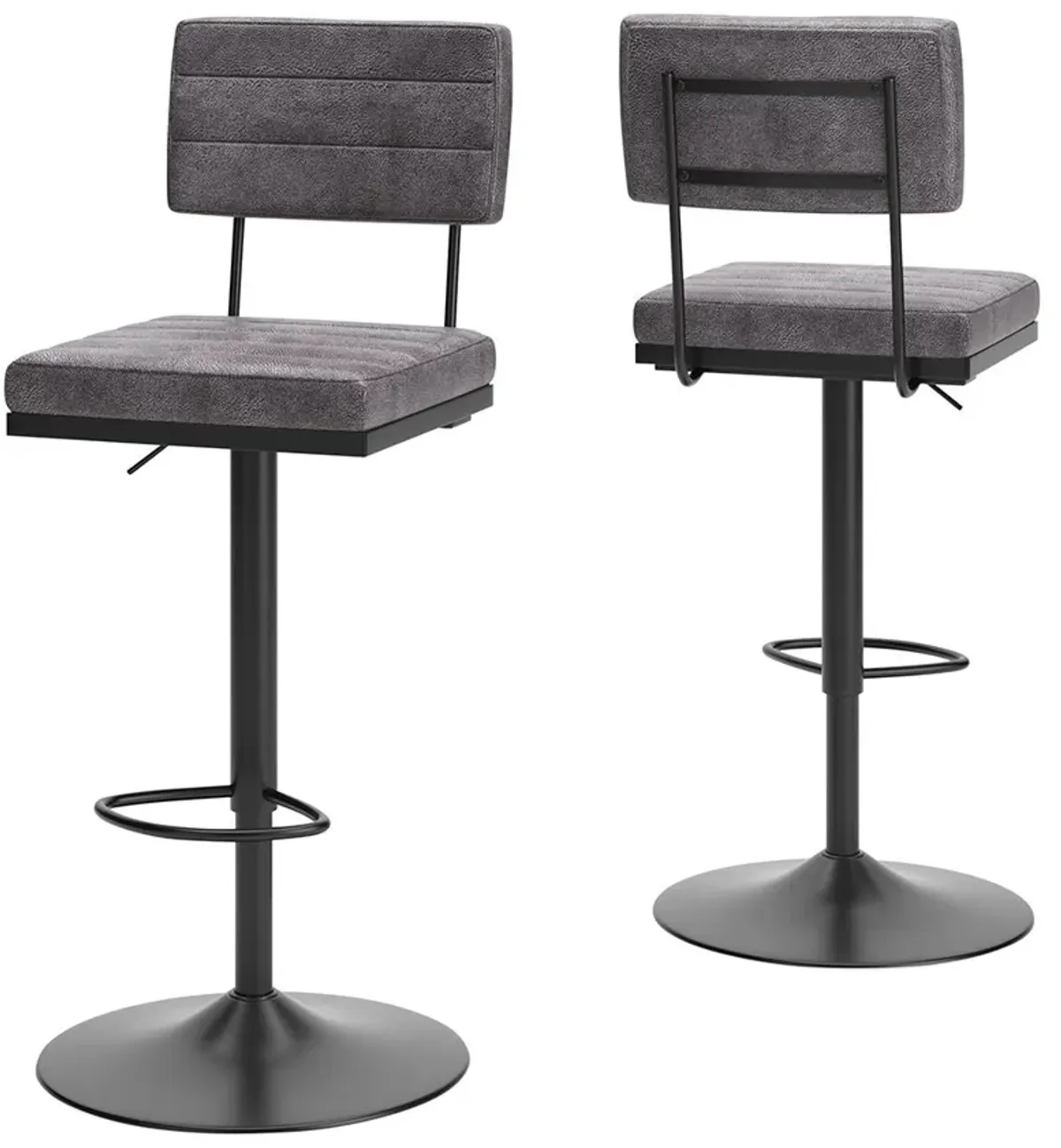 Strumford - Tall Swivel Barstool (Set of 2)