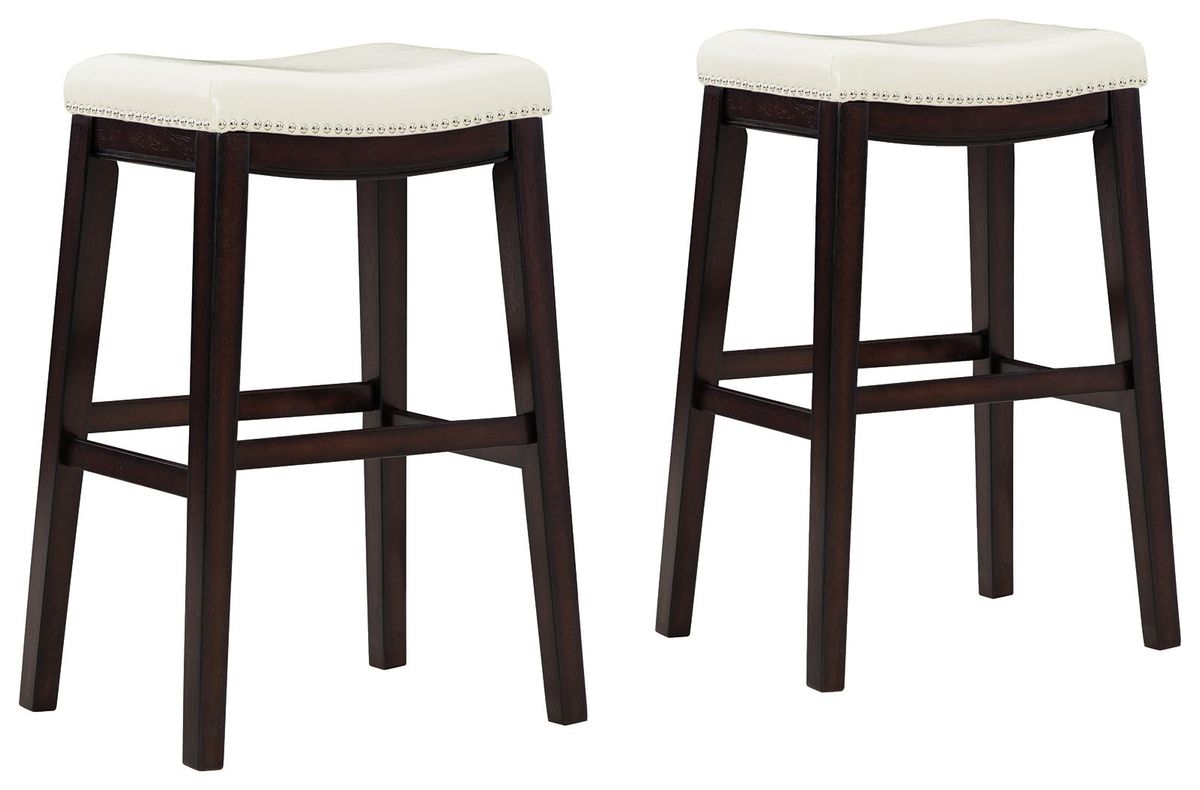 Lemante - Tall Upholstered Stool (Set of 2)