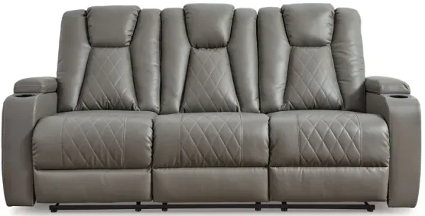 Mancin - Rec Sofa W/Drop Down Table