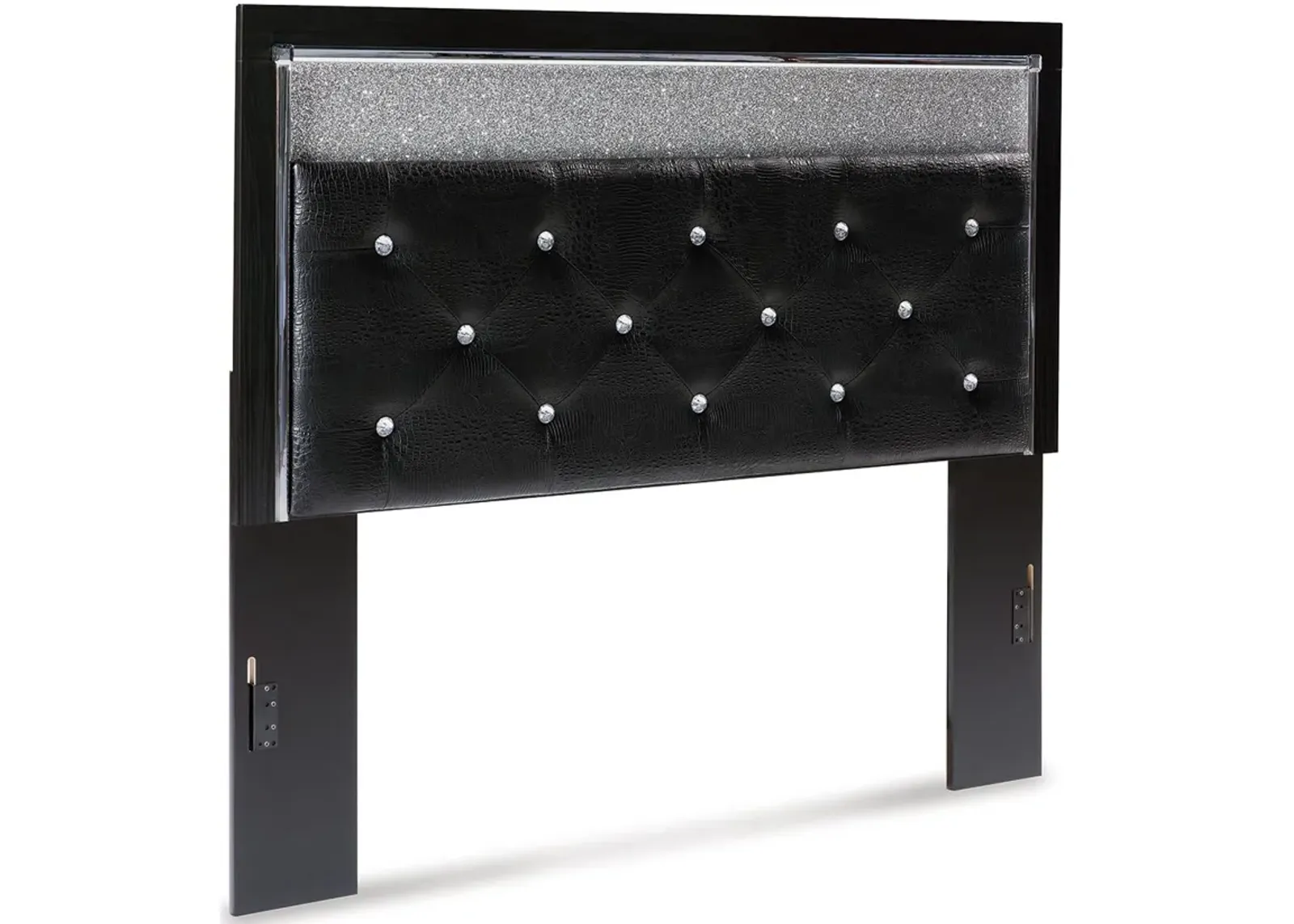 Kaydell - Uph Panel Headboard - Glitter Details