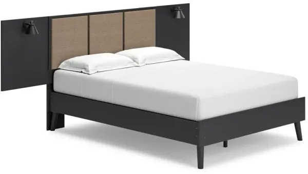 Charlang - Panel Platform Bed With Extensions