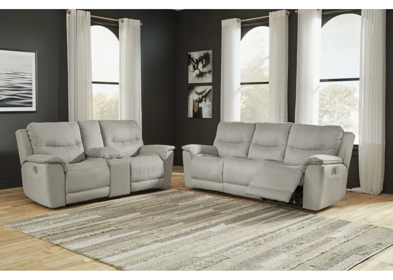 Next-gen - Power Reclining Sofa, Loveseat Set