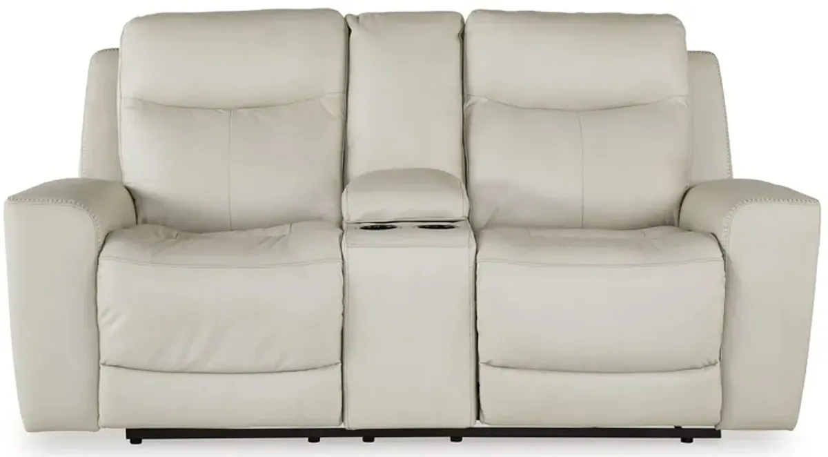 Mindanao - Power Reclining Loveseat With Console /Adj Hdrst