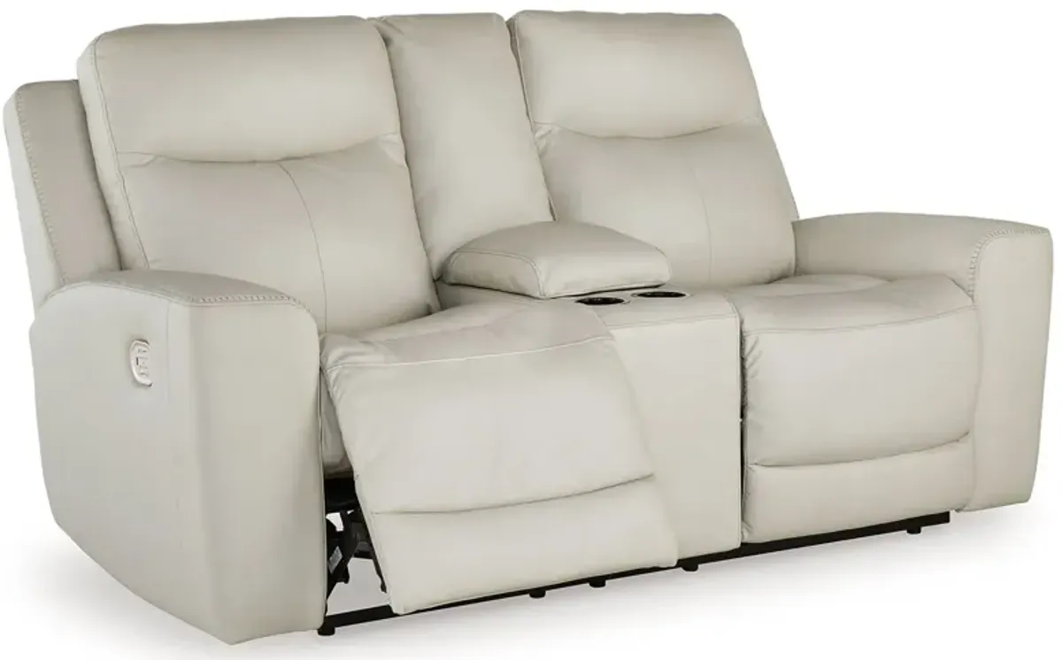 Mindanao - Power Reclining Loveseat With Console /Adj Hdrst